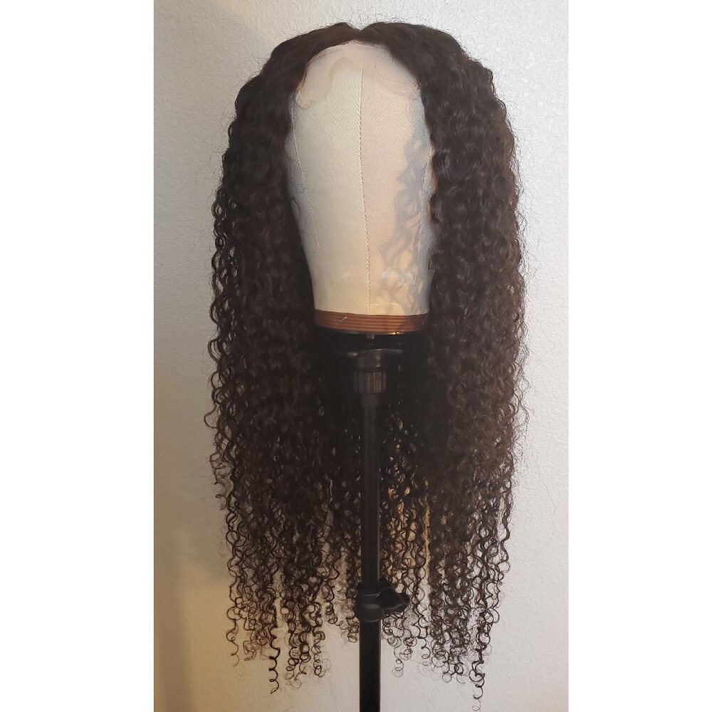 Brand New 28 Inch HD Lace Curly Human Hair Wig